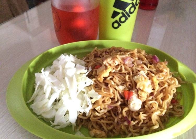 Cara Gampang Menyiapkan Mie telor goreng, Bikin Ngiler