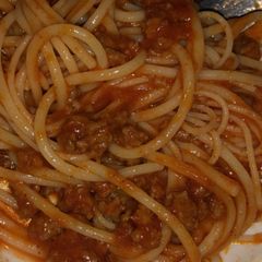 A picture of Mexican spaghetti.