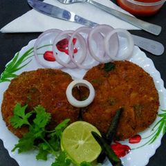 A picture of Chickpea Tikki.