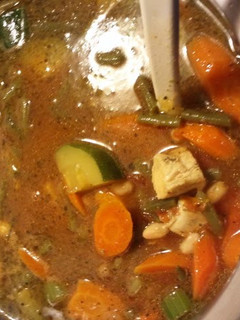 A picture of tuscan vegetable soup.