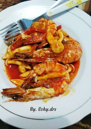 Foto resep Udang Balado Pedas Manis #BikinRamadhanBerkesan