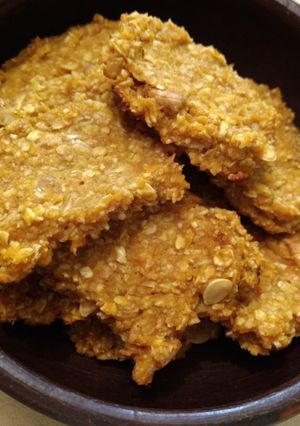Una foto de Galletas de avena y zapallo