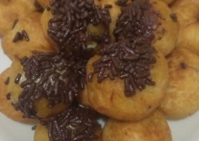 Langkah Mudah untuk Membuat Donat unyil no ragi no telor Anti Gagal