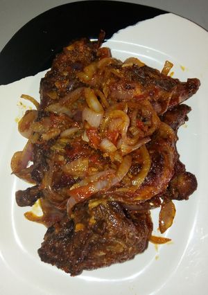 A picture of Pepper chicken.