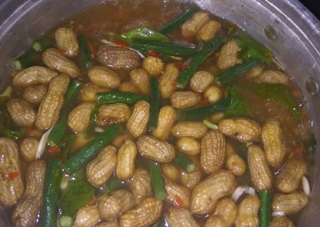Sayur kacang dan asam jawa