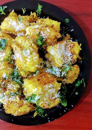 A picture of Tam Tam Dhokla.