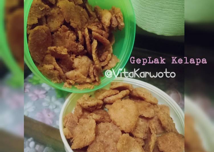 Resep Terbaru Geplak Kelapa/Makanan ringan tradisional Homemade Gurih Mantul