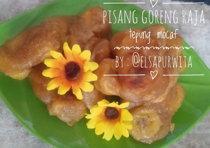 Pisang goreng raja tepung mocaf