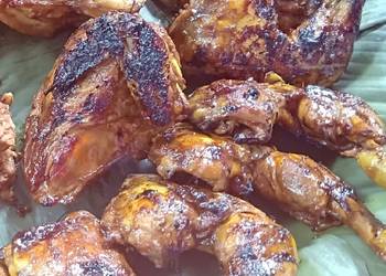 Resep Terbaru Ayam bakar tulang lunak Ala Warung