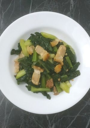 Foto resep Tumis Kailan Siobak (non Halal)