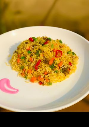 Vegetable Jollof rice ainihin hoton girkin