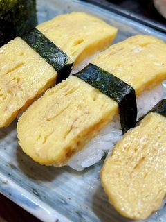A picture of Egg Tamagoyaki for Sushi.