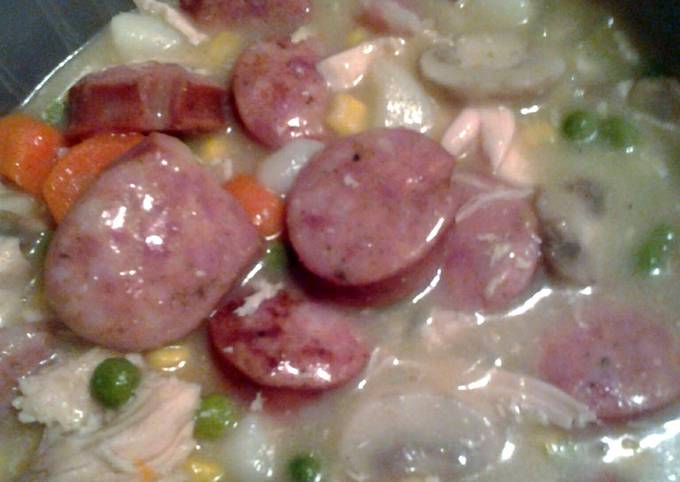 Recipe of Speedy chicken and sausage stew