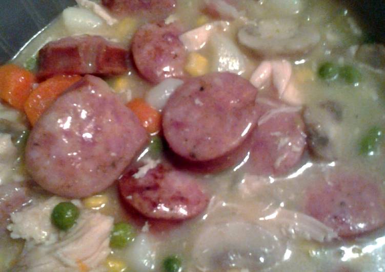 Step-by-Step Guide to Make Award-winning chicken and sausage stew