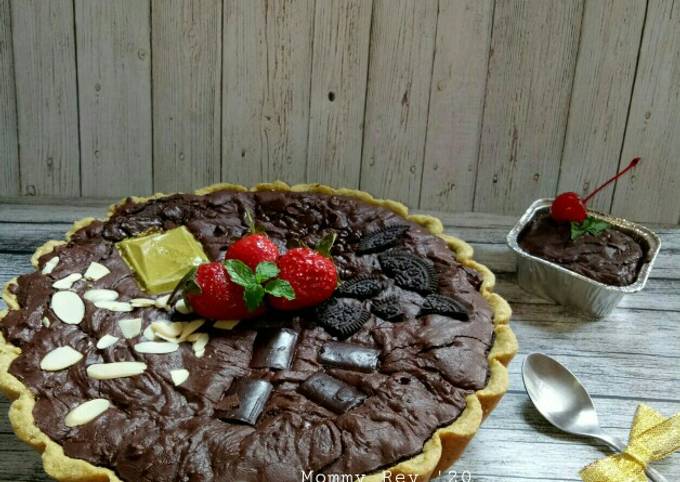 Resep Pie Brownies/Green Tea Pai Brownies/Chewy brownies Anti Gagal