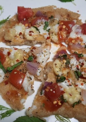 A picture of Healthy Oats pizza.