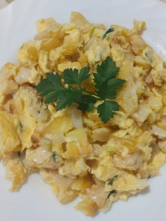 Una foto de Revuelto de bacalao