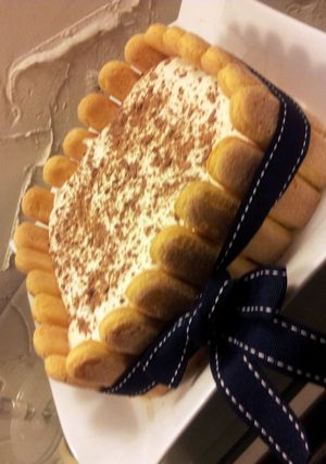 A picture of spongefinger tiramisu.