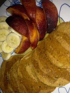 A picture of Oatmeal Pancakes (Vegan).