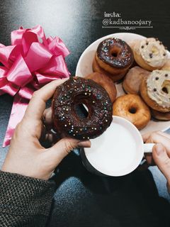 عکسی از دستور دونات ۱تخم مرغی 🍩