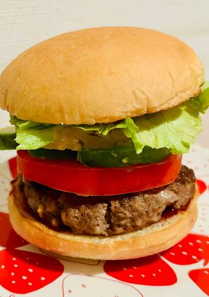 A picture of Homemade Hamburger.