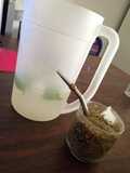 Tereré de limón 🍋 y Albahaca 🍃 bien fresco!