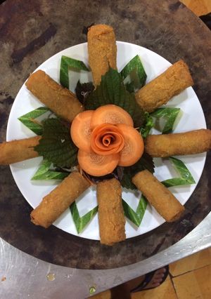 Hình của món Chả giò chuối.
