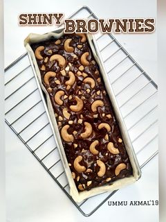 Foto resep Brownies shiny crust