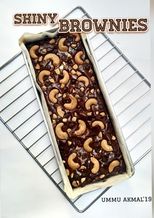 Foto resep Brownies shiny crust