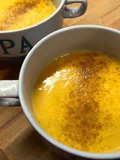 Una foto de Crema de calabaza asada