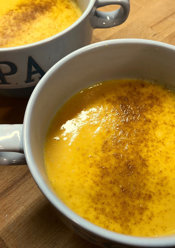 Una foto de Crema de calabaza asada