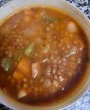 Lentejas con arroz (para enfermos renales)