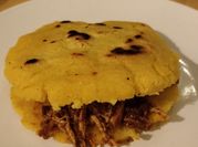 Una foto de gordita de maseca