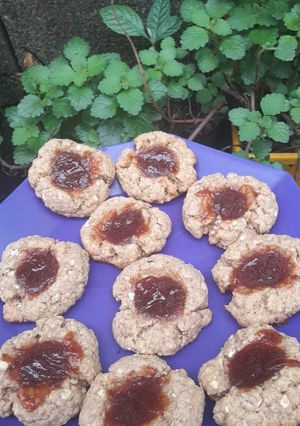 Una foto de Galletas pepas integrales con avena ❤️