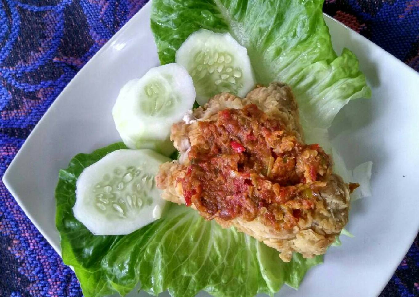 Ayam Geprek Ala ala