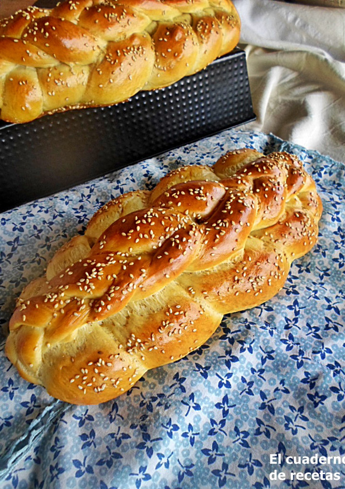 Una foto de Pan Challah/ Pan Judío {Apto para Diabéticos}