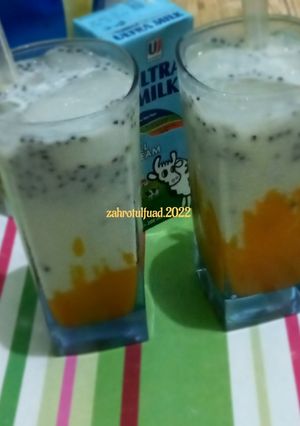 Foto resep Es Susu Nutrisari