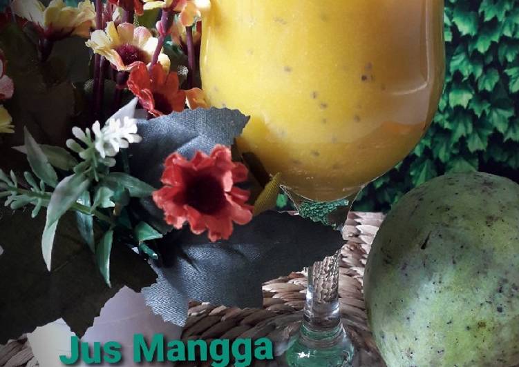 Resep Jus Mangga Melon Chia Seed Anti Gagal