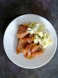 Pollo ganso con papas mayo