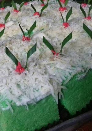Foto resep Cake Pandan Kukus