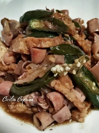 Langkah Gampang Membikin Resep  Tumis Cumi Asin Tempe yang Lezat Sekali, Menggugah Selera