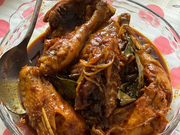Resep: Ayam kecap pedes manis Sederhana Dan Enak