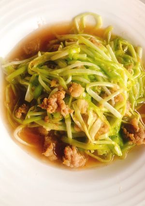 รูปของ ผัดกุยฉ่ายขาว หมูสับ