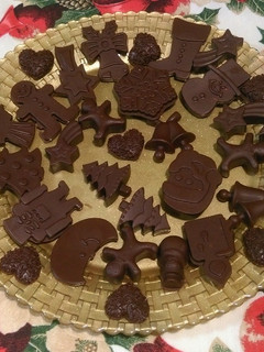 Una foto de Chocolates navideños