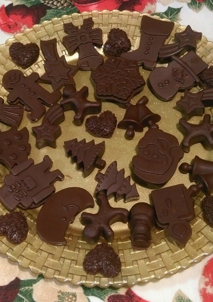 Una foto de Chocolates navideños