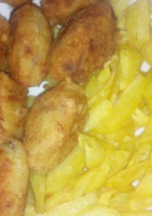 A picture of Sweet potatoes croquette.