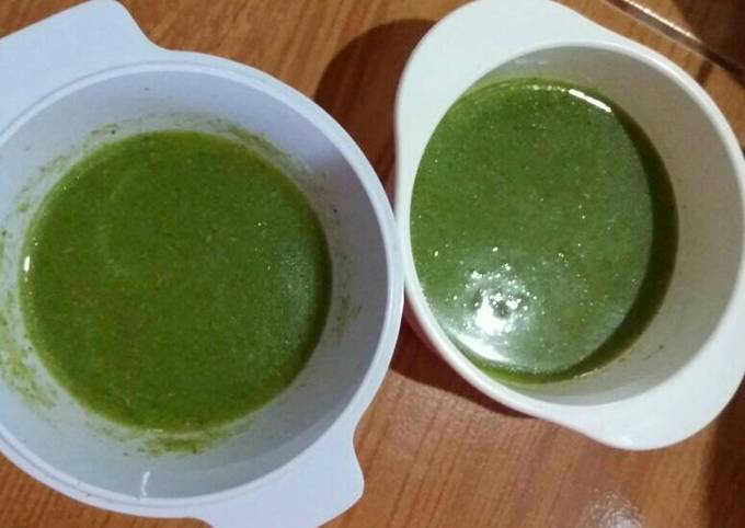 MPASI 4+ (brokoli,wortel,kentang,kaldu ayam)