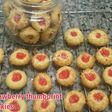 Strawberry thumbprint cookies