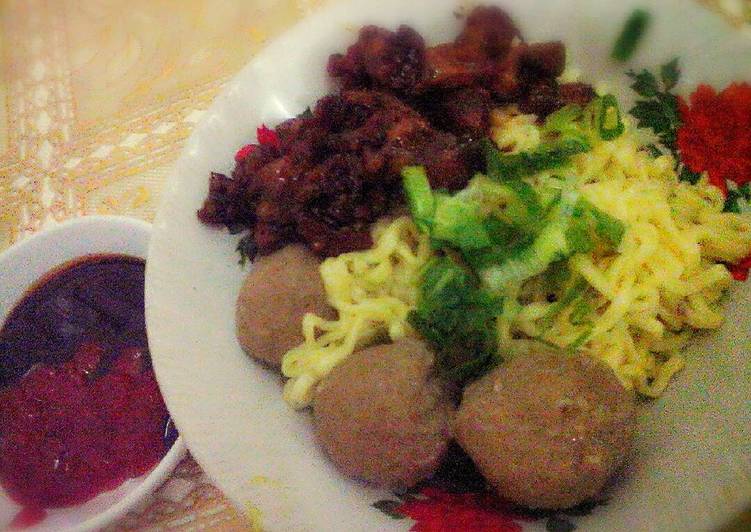 Cara Gampang Menyiapkan Mie Ayam Bakso (copas from Dapoer Iboe) Anti Gagal