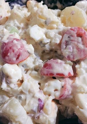 A picture of Potato salad.